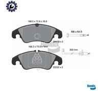 BRAKE PAD SET DISC BRAKE BPD1201 FOR AUDI Q5/Van A6/C7/Allroad A7/Sportback 2.0L