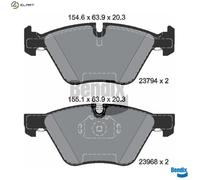 BRAKE PAD SET DISC BRAKE BPD1204 FOR BMW 3/E91/E90/E92/Convertible X1/E84 Z4