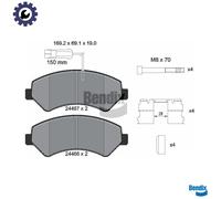 BRAKE PAD SET DISC BRAKE BPD1220 FOR PEUGEOT BOXER/Platform/Chassis/Van/Bus 2.2L