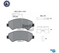 BRAKE PAD SET DISC BRAKE BPD1220 FOR PEUGEOT BOXER/Platform/Chassis/Van/Bus 2.2L