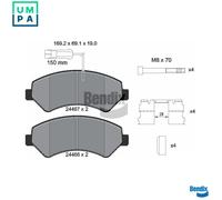 BRAKE PAD SET DISC BRAKE BPD1220 FOR PEUGEOT BOXER/Platform/Chassis/Van/Bus 2.2L
