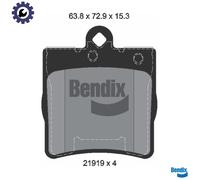 BRAKE PAD SET DISC BRAKE BPD1223 FOR MERCEDES-BENZ M 271.944 1.8L 4cyl C-CLASS