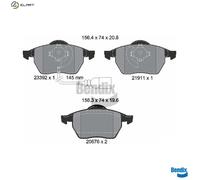 BRAKE PAD SET DISC BRAKE BPD1236 FOR SKODA OCTAVIA/Combi VW NEW/BEETLE GOLF/IV