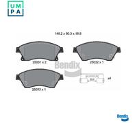 BRAKE PAD SET DISC BRAKE BPD1239 FOR CHEVROLET AVEO/Hatchback CRUZE/Station 1.2L