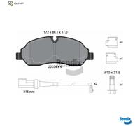BRAKE PAD SET DISC BRAKE BPD1248 FOR FORD TRANSIT/V363/Platform/Chassis/Van 1.0L