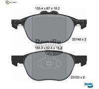 BRAKE PAD SET DISC BRAKE BPD1261 FOR FORD TRANSIT/CONNECT/V408/Box/Body/MPV 1.0L