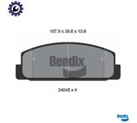 BRAKE PAD SET DISC BRAKE BPD1266 FOR MAZDA 323/VI/Hatchback RX-7/II/III 626 1.1L