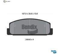 BRAKE PAD SET DISC BRAKE BPD1266 FOR MAZDA 323/VI/Hatchback RX-7/II/III 626 1.1L