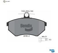 BRAKE PAD SET DISC BRAKE BPD1284 FOR VW GOLF/Van/III/IV/Cabriolet CADDY/MPV 2.0L