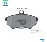 BRAKE PAD SET DISC BRAKE BPD1284 FOR VW GOLF/Van/III/IV/Cabriolet CADDY/MPV 2.0L