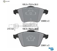 BRAKE PAD SET DISC BRAKE BPD1285 FOR AUDI A4/B7/Convertible/B6 A6/C6/Allroad