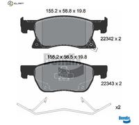 BRAKE PAD SET, DISC BRAKE BPD1291