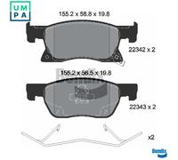 BRAKE PAD SET, DISC BRAKE BPD1291
