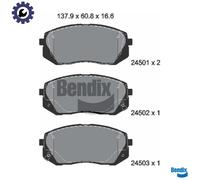 BRAKE PAD SET, DISC BRAKE BPD1295