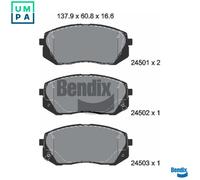 BRAKE PAD SET, DISC BRAKE BPD1295