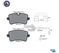 BRAKE PAD SET DISC BRAKE BPD1321 FOR AUDI A4/B8 A5/Convertible A6/C7/Allroad
