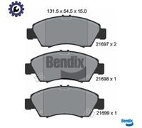 BRAKE PAD SET DISC BRAKE BPD1327 FOR HONDA CAPA JAZZ/III CIVIC/Hatchback LOGO