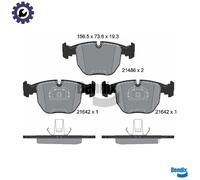 BRAKE PAD SET DISC BRAKE BPD1337 FOR ALPINA BMW 5/E39/X X3/E83 X5/E53 4.6L 8cyl