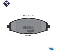 BRAKE PAD SET DISC BRAKE BPD1338 FOR DAEWOO CHEVROLET F8CV 0.8L 3cyl MATIZ 1.0L