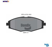 BRAKE PAD SET DISC BRAKE BPD1338 FOR DAEWOO CHEVROLET F8CV 0.8L 3cyl MATIZ 1.0L