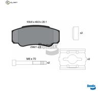 BRAKE PAD SET DISC BRAKE BPD1340 FOR PEUGEOT BOXER/Platform/Chassis/Van/Bus 2.8L