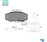 BRAKE PAD SET DISC BRAKE BPD1340 FOR PEUGEOT BOXER/Platform/Chassis/Van/Bus 2.8L