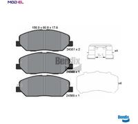 BRAKE PAD SET DISC BRAKE BPD1354 FOR HYUNDAI GRAND/SANTA/FÉ GENESIS KIA 2.4L