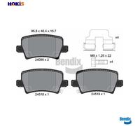 BRAKE PAD SET DISC BRAKE BPD1355 FOR HONDA CIVIC/VIII/Hatchback R18A2 1.8L 4cyl