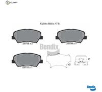 BRAKE PAD SET DISC BRAKE BPD1365 FOR HYUNDAI VELOSTER i30/Hatchback/Van KIA