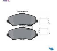 BRAKE PAD SET DISC BRAKE BPD1383 FOR VW JEEP DODGE FIAT CHRYSLER