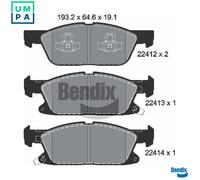 BRAKE PAD SET DISC BRAKE BPD1411 FOR FORD USA YMCB/YMCA/YLCA/YLCB/BCCA 2.0L 3cyl