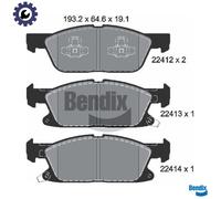 BRAKE PAD SET DISC BRAKE BPD1411 FOR FORD USA YMCB/YMCA/YLCA/YLCB/BCCA 2.0L 3cyl