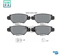 BRAKE PAD SET DISC BRAKE BPD1418 FOR CHEVROLET OPEL ZAFIRA/MPV ASTRA/G/Van 2.0L