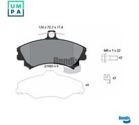BRAKE PAD SET DISC BRAKE BPD1419 FOR MITSUBISHI COLT/Hatchback/Van/VI/CZC 1.1L