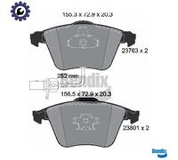 BRAKE PAD SET DISC BRAKE BPD1420 FOR SEAT AUDI A4/B7/Convertible/B5 A6/C6 A8