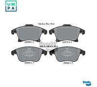 BRAKE PAD SET DISC BRAKE BPD1435 FOR FORD MONDEO/V/Turnier/Hatchback S-MAX 1.0L
