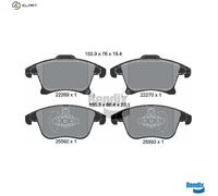 BRAKE PAD SET DISC BRAKE BPD1435 FOR FORD MONDEO/V/Turnier/Hatchback S-MAX 1.0L