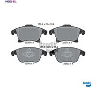 BRAKE PAD SET DISC BRAKE BPD1435 FOR FORD MONDEO/V/Turnier/Hatchback S-MAX 1.0L