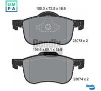 BRAKE PAD SET DISC BRAKE BPD1445 FOR VOLVO S80 S60 XC70/Cross/Country V70/II