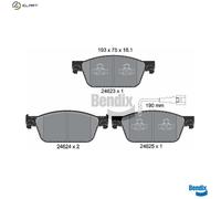 BRAKE PAD SET DISC BRAKE BPD1450 FOR VW CALIFORNIA/T5/Camper/T6 TRANSPORTER 2.0L