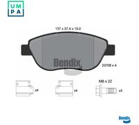 BRAKE PAD SET DISC BRAKE BPD1475 FOR PEUGEOT PARTNER/MPV/Box/Body/MPV 1007 1.4L