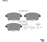 BRAKE PAD SET DISC BRAKE BPD1490 FOR KIA VENGA/Hatchback/Van D4FC/G4FA 1.4L 4cyl