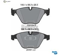 BRAKE PAD SET DISC BRAKE BPD1494 FOR BMW 3/E91/E92/E90/Convertible X1/E84 Z4
