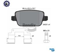 BRAKE PAD SET DISC BRAKE BPD1500 FOR LAND ROVER VOLVO S80/II XC70/VAN V70/III