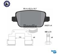 BRAKE PAD SET DISC BRAKE BPD1500 FOR LAND ROVER VOLVO S80/II XC70/VAN V70/III