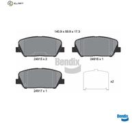 BRAKE PAD SET DISC BRAKE BPD1501 FOR HYUNDAI VELOSTER i30/Hatchback/Van KIA