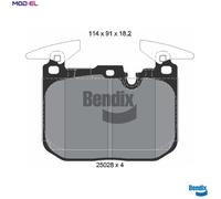 BRAKE PAD SET DISC BRAKE BPD1513 FOR BMW 2/F87/Convertible/F3/F0/F1/4/i8/I1