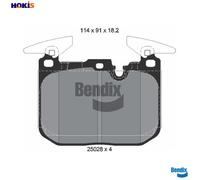 BRAKE PAD SET DISC BRAKE BPD1513 FOR BMW 2/F87/Convertible/F3/F0/F1/4/i8/I1