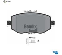 BRAKE PAD SET DISC BRAKE BPD1535 FOR RENAULT MEGANE/IV/Grandtour/Hatchback 1.0L