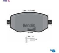 FRONT BRAKE PAD SET DISC BRAKE FITS: FITS FOR RENAULT MEGANE III IV HATCHBACK